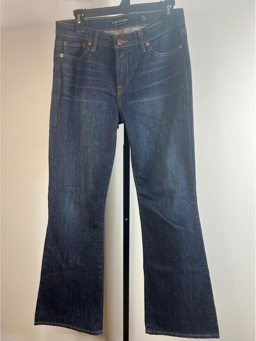 LUCKY BRAND Sweet Ava Flare Jeans Women's Size 8/29 Mid Rise Denim Stretch  EUC
